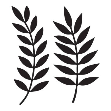 Botanik Projeleri Yapraklı Dalların Vektör ResmiComment