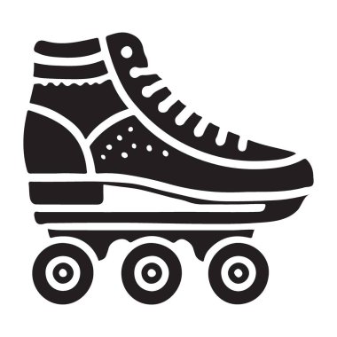 Paten, siluet, illüstrasyon, geçmişe dönük paten ekipmanı sporu.