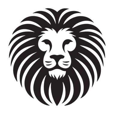 Güçlü Damgalama ve Kimlik için Çarpıcı Aslan Başı Silüet Vektörü