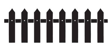 Bir Çit Resimlerinin Silueti Sınır Güvenliğini Koruyor