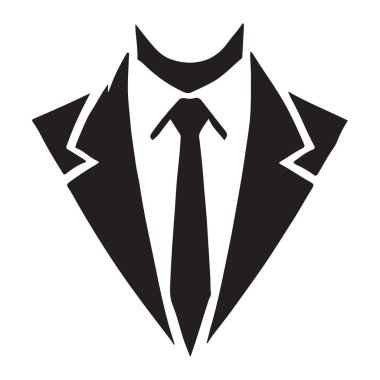 Bir Takım Elbise ve Tasarım Sembolünün Vektör İllüstrasyonu