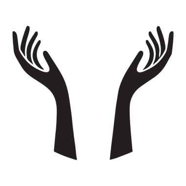 Eller Yukarı Doğru Görüntü, Vektör Sanatı, Alınan Konsept