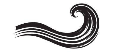 Grafik Tasarım Projeleri için Şekillendirilmiş Kara Dalga Vektörü ResmiComment