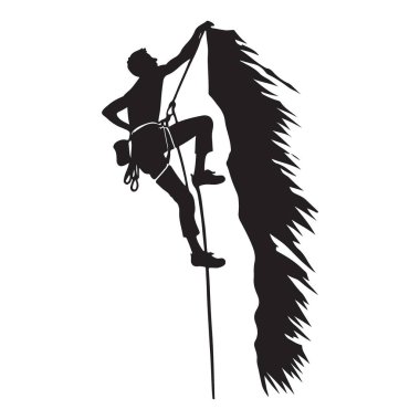 Sıradışı Meydan Okuma İçin Dağ Resimlerinde Dağcı Silueti