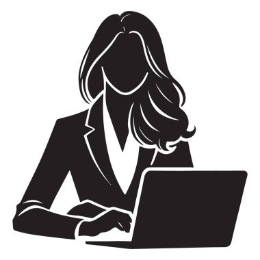 Kadın Girişimci Silueti Bir İş Kadınlarının İllüzyonu