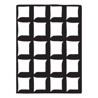 Aromatik Çikolata Şekilli Vektör Grafik Çizim Tasarımı