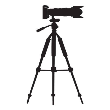 Profesyonel fotoğrafçılık projeleri için tripod ekipmanlı kamera