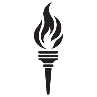 Fener Sembol Vektör İllüstrasyonu Işık ve Yönlendirme Grafiksel Tasarımı