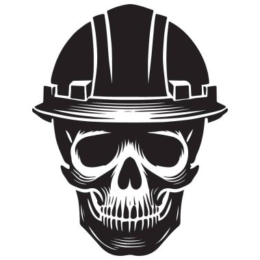 Hard Hat Kurukafa Vektörü Güvenlik İşçileri için Grafik Çizim Tasarımı