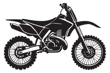 Heyecan Motokros Kirli Motorsiklet Maceraları Vektör Grafik Resmini Bırak