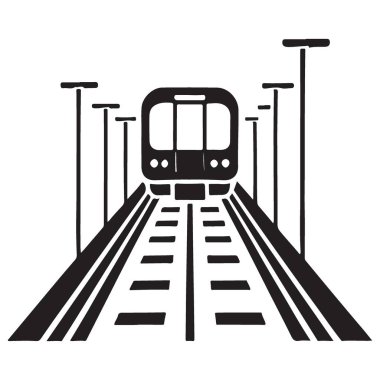 Ulaşım Tasarımları için Demiryolu Modern Treni