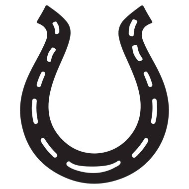 Klasik At Nalı Silueti İyi Şans ve Şans Tasarımlarını sembolize eder