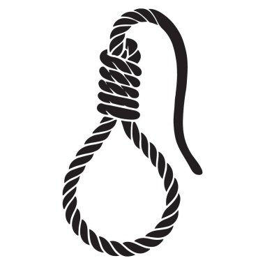 Umutsuzluğun silueti ve siyahlar içinde intihar.