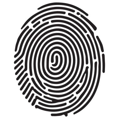 Whorl Parmak izi Eşsiz Biyometrik Düzen Güvenlik Tanımlama Teknolojisi