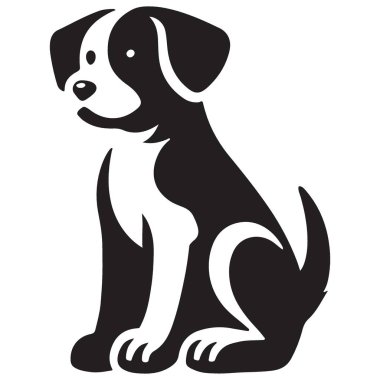 Evcil hayvan dükkanının tanıtımı için sevimli köpek yavrusu çizimi