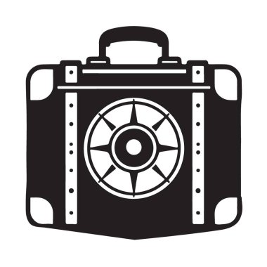 Bayram Görsel Seyahat Maceraları Projeleri için Bavulun Şık Silueti