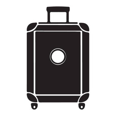 Modern Bagajın Zarif Silueti Tatil Resimleri İçin Harika