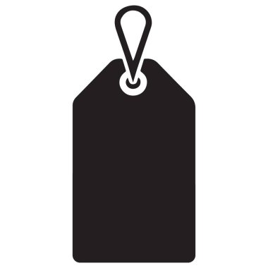 Fiyat Etiketi ve Tanıtım için Boş Etiket Vektör Simgesi