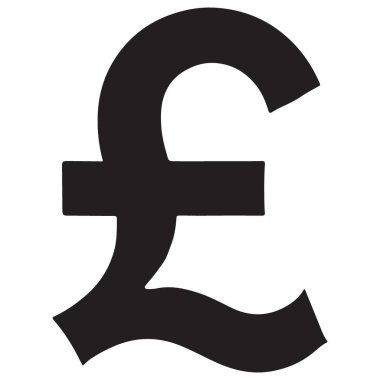 Sterlin İşareti Sembol Değerinin Finansal Varlık Simgesi