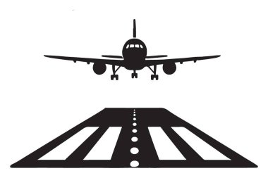 Uçak İniş Pist Resimleri Stok Resim Tasarımı Seyahat İçin Tasarım