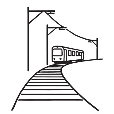 Traktör Resimlerinde Şehir Metrosu Silueti