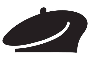 Siluet Siyah Bere Moda ve Ordu Elementi Sanatı