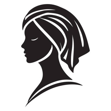 Türban Biçimli Kadın Silueti Zarafetin Sembolü