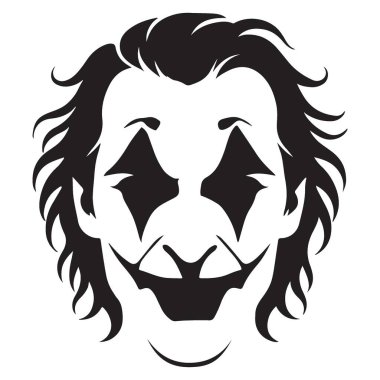 Siluet Simgesi Şakacı Yüz Sanatı Hayaletli Sanatsal Dokunuşla