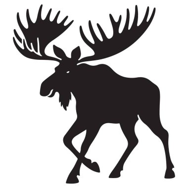 Muhteşem Geyik Görünümü Görüntü Vektör Sanatı Vahşi Hayvan