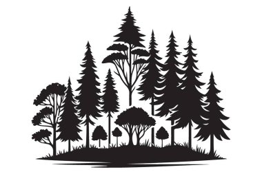 Orman Silüeti Vektör ResimleriName