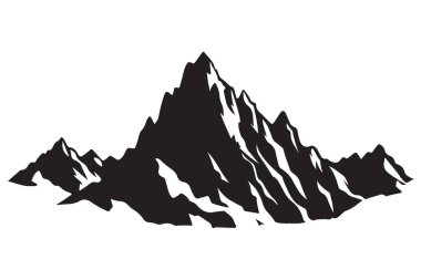 Dramatik Dağ Sırası Görüntü Görüntü Serüş Vektörü Açık Hava Maceraları