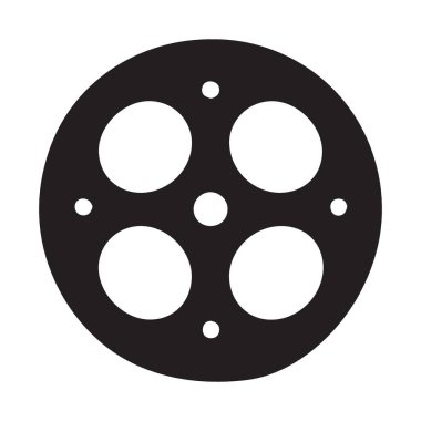 Siluet Film Makara Vektörü Simgesi Yaratıcı Projeler İçin Mükemmel