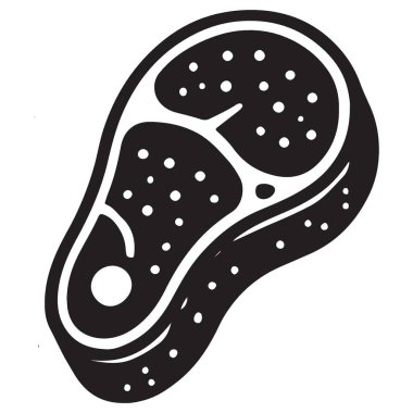 Mermer Biftek Kesimi İllüstrasyonu Gurme Yemekleri İçin Mutfak Lezzeti