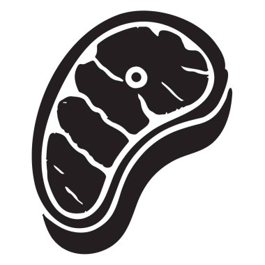 Et Bifteği Silüeti Çizimi İştah açıcı Et Aşkı Zevki