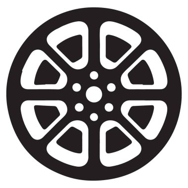 Basit Film Makarnası Tasarım Eğlence Filmi ve Ortam Simgesi