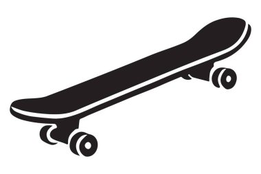 Klasik Kaykay Çizimi Eylem ve Maceralara Hazır Tasarım Elemanı