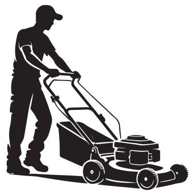 Mükemmel manikürlü yeşil bahçe için profesyonel çim biçme servisi.