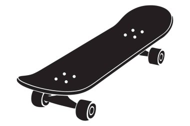 Paten Parkı Coşkuları için Pürüzsüz Kaykay Vektörü Grafik Tasarımı