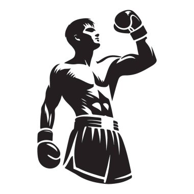 Boksör Şampiyonu Siluet Spor Salonu 'nda Zaferi Kutluyor