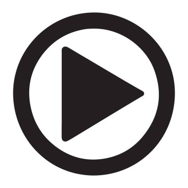 Çokluortam Eğlence ve Uygulama için Simge Vektörünü Çal