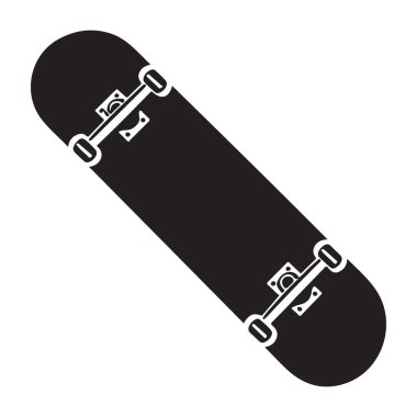 Moda Kaykay Silueti Spor ve Eğlence Tasarımları Çizimi