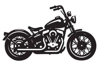 Bu Siluet Motosiklet Çizimi ile Açık Yol 'u keşfedin