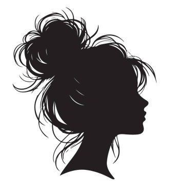 Dağınık Saçlı Çörek Kadın Saç Tarzı Zarif Güzellik Tasarımı