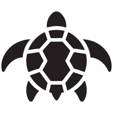 Deniz Kaplumbağası Kabuk Vektör Tasarımı Tasarımı Koruma Projeleri İçin Mükemmel
