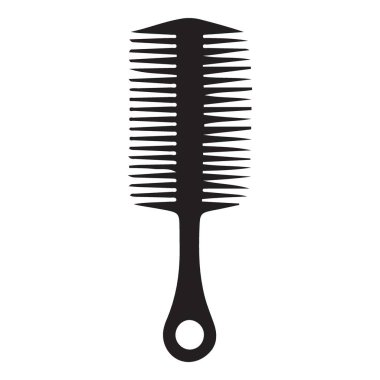 Saç Bakımı Grafikleri için İnce Diş Tarak Tarama Vektörü ResmiComment