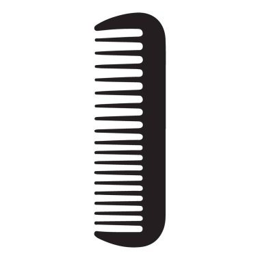 Saç stili ve Bakım Tasarımı Kaynakları için Basit Siyah Tarak