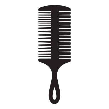 Kuaför Kuaförü Geniş Diş Tarağı Saç Kesme ve Ayrıntılı Görüntü