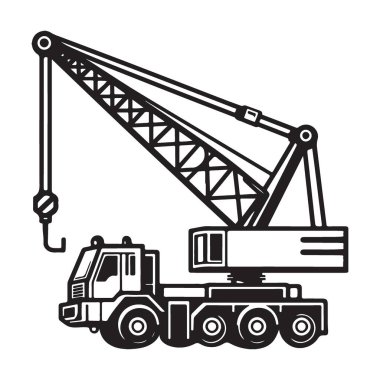 Ağır Görevli Turna Kamyonu İnşaat Malzemeleri Vektör ResimleriName