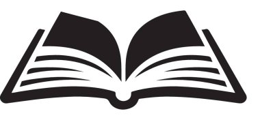 Eğitim Öğrenim ve Kütüphane Tasarımları için Kitap Vektörü İllüstrasyonu Aç