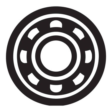 Siluet Top Taşıyıcı Yuvarlak Bileşen Makine Mühendisliği Ekipmanı